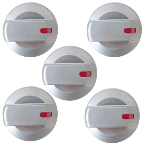 HEKUTU Upgraded 4-Pack DG94-03500A/Z DG94-04167 DG94-03500U Replacement Gas Stove Knobs for Samsung Models NY63T8751SG/AA-01, NY63T8751SG/AA-02, NY63T8751SG/AA-03