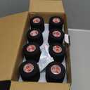 Cramer Eco-Flex Self-Stick Stretch Tape, Cohesive Tape, Flexible Elastic Sports Tape, Athletic Training Supplies, Easy Tear Self-Adherent Bandage Wrap, Bulk Cases, 6 Yard Rolls, Compression Tape (2 in x 6 yd - 24 Rolls, Black)