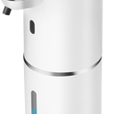 2 Pack Automatic Soap Dispenser,12.8oz/380ml USB Rechargeable Touchless Foaming Dispenser with Upgraded 2025 Smart Sensor,Wall Mounted for Bathroom Kitchen,White P18 Dish Soap Dispenser