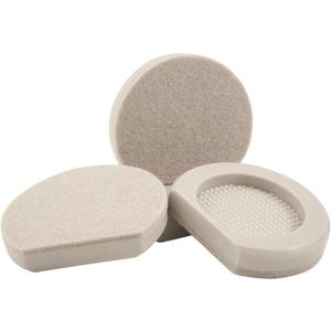 Super Sliders 3" Heavy Duty Appliance Slider - Cupped Design with Felt Bottom for Refrigerators, Washers & Ovens - Hardwood Floor Protector - Beige (1 Count (Pack of 1))