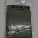 Bedsure 100% Cotton Muslin Throw Blanket Twin XL for Bed - 4-Layer Breathable and Lightweight Thin Soft Summer Gauze Muslin Blankets for Adults, Olive Green, 66x90 Inches