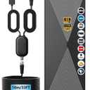 2026 TV Antenna, Digital TV Antenna Indoor with Signal Booster, Long Range Antenna for Smart TV and All Older TV's-Supports 4K 1080p -33ft Coaxial Cable