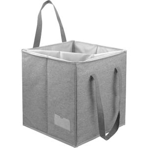 Clothes Hanger Organizer Bag-Rigid, Hanger Storage Containers with Lid, Large Hanger Holder Separate Triangle Hanger Caddy Organizer Box for Closet Tidier Laundry Rooms Wardrobe Drying Rack