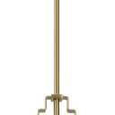 JONATHAN Y Homer Industrial Dome Pendant 10", White/Brass Gold