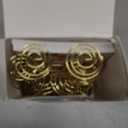 26 PCS Table Number Holder - Card Stand Wire Photo with Floral Cards, Place for Weddings Party Office Paper Memo Menu Note Clips, Gold