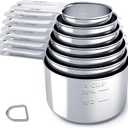 TILUCK Stainless Steel Measuring Cups Set,Kitchen Gadgets for Cooking & Baking,Set of 7