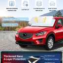 for Mazda CX5 Foldable Windshield Sun Shade for 2016 2015 2014 2013 Mazda CX-5 CX5 Custom-Fit Car Windshield Cover Sunshade UV Protector, Auto Window Shades for Front Windscreen Accessories