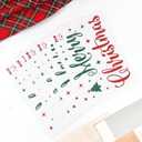 Totelux Merry Christmas Balloon Stickers Cute Christmas Bobo Balloons Stickers Decals for DIY Festive Balloon Decoration Supplies Red Green 6Pcs