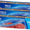 Ziploc Two Gallon Food Storage Freezer Bags, Grip 'n Seal Technology for Easier Grip, Open, and Close, 10 Count, Pack of 3 (30 Total Bags)