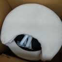 Vanity Stool with Storage and Backrest, Folding Back & Velvet Seat, Footrest, Round Ottoman with Sherpa, Vanity Chair with Storage, Ideal for Bedroom, Living Room, and Makeup Stations