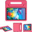 Kids Case for LG G Pad 5 10.1 Tablet, Shockproof Lightweight Convertible Handle Stand Kid-Proof Protection Cover for LG G Pad 5 LM-T600 10.1 Inch 2019 Released, Rose