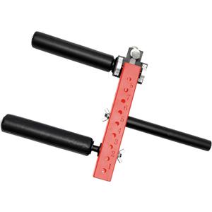 EVERYMATE Seated Leg Strength Extension and Curl Athletic Practice Machine,Adjustable Leg Fitness Equipment Attachment, Fitness Squat Rack Accessories (5/8inches-red)