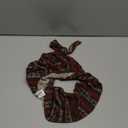 SOLY HUX Women's Boho Summer Halter Crop Tops Sleeveless Backless Tank Top Casual Sexy Going Out Tops (Medium, Brown Printed)