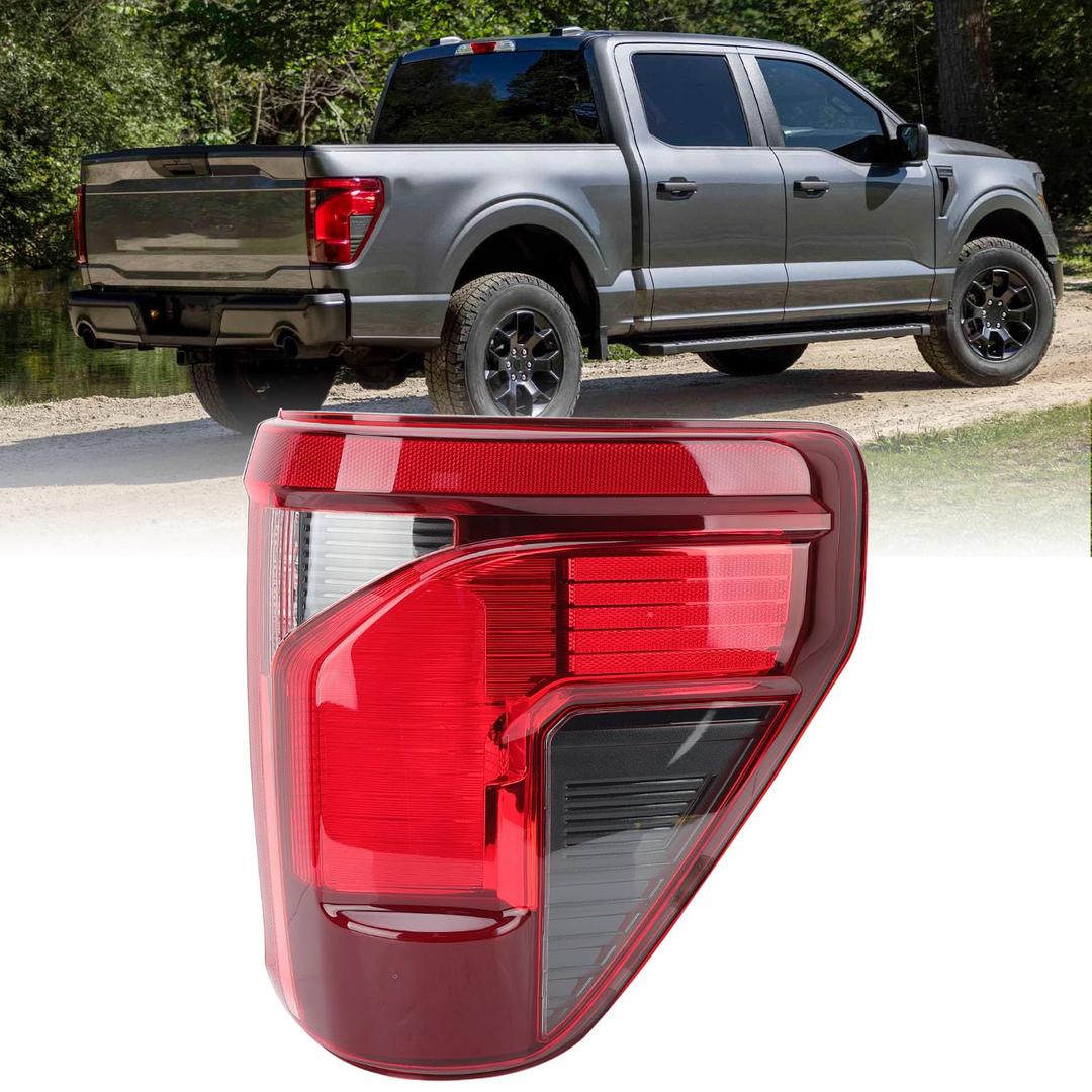 Halogen Tail Light Compatible with Ford F150 2024 2025 W/Blind Spot (Module Not Included) Right Passenger Side RL3Z-13404-B