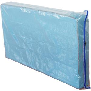 2 Pack Small Mattress Storage Bags with Zipper -4 Mil Plastic Waterproof Mattress Bags for Moving and Storage