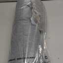 Buckwheat Neck Support Pillow Cervical Neck Cylinder Bolster Pillow,Buckwheat Hulls Adjustable Roll Pillow,Neck Pain Relief for Back and Side Sleepers Round Pillows for Lunch Break Grey, 6*15 inch