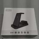 Wireless Charger for iPhone - 5 in 1 Charging Station for Multiple Devices Apple: Fast Wireless Charging Stand Dock for iPhone 17 16e 16 15 14 13 12 Pro Max Apple Watch Airpods (Black)