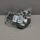 Halloween Kids Referee Costume Set White Black Stripe Umpire Jersey Overturned Collar Referee Shirt Stainless Steel Whistle with Lanyard Hat for Basketball Football Soccer (X-Large)