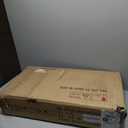 Algglobuy Night Stand with Charging Station, LED Nightstand with USB Ports and Outlets, Nightstand with Drawers, Bedside Tables for Bedroom, White