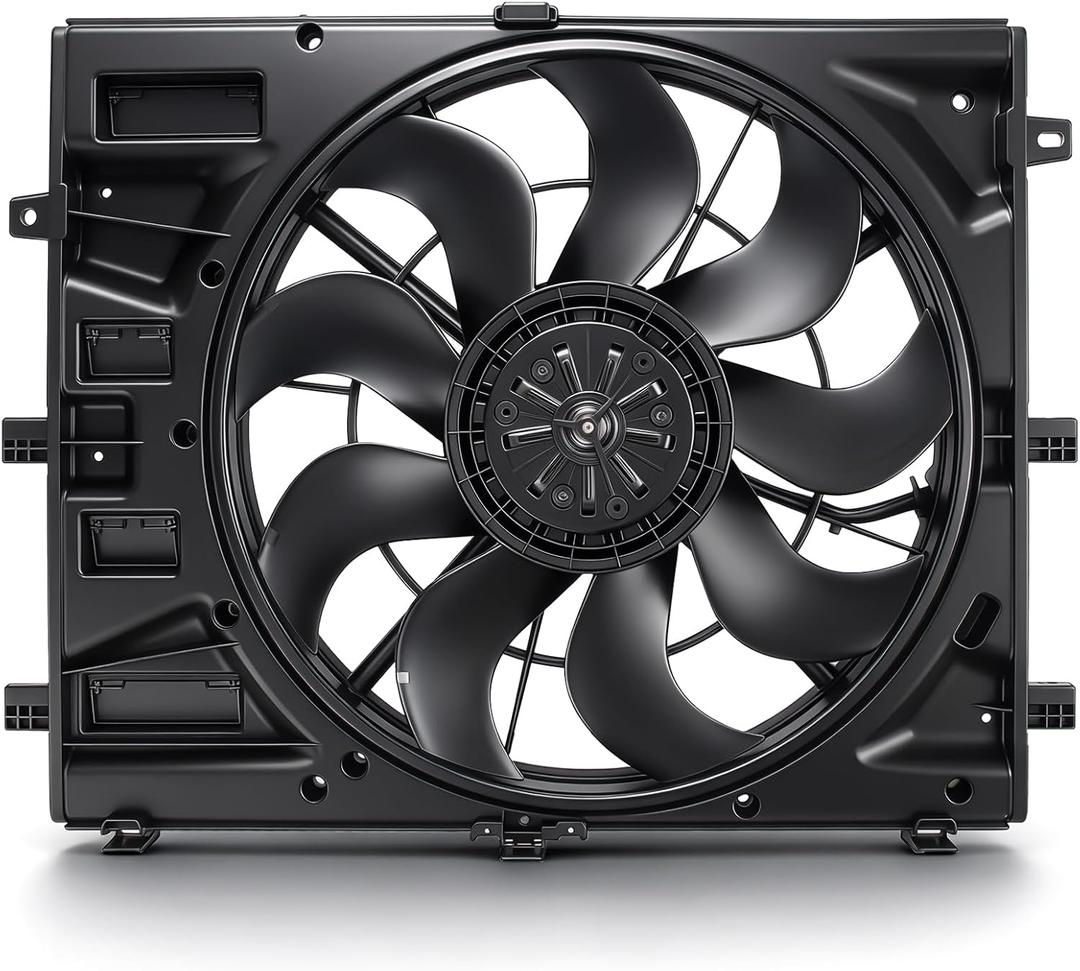AUTOKAY Engine Cooling Radiator Condenser Fan Assembly for Chevy GMC