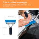 Luxiv Car Window Tint Application Tools Kit, 9 Pcs Vehicle Glass Protective Film Installing Tool, Squeegee Automotive Film Scrapers