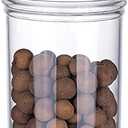64 oz Reinforced Large Acrylic Storage Jar, Airtight Lid Cookie Jar | Ideal Canisters for Cookies, Dried Fruits, Nuts, Herbs,Cereals,etc