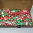 24 Pack Christmas Bows for Gift Wrapping. 3 Size Red Elastic Bows for Gift Boxes, Stretch Loops with Bows Crafts Perfect Boxes, Party Favors and Weddings