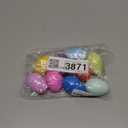 12 Pack Easter Bunny Stress Balls Toys Squishy Squeeze Toys Easter Basket Stuffers with 12 PCS Plastic Easter Eggs for Kids Girls Boys Party Favors Gifts