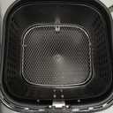 Nuwave 6-quart Brio Healthy Digital Air Fryer with One-Touch Digital Controls, 6 Preset Menu Functions & Removable Divider Insert, Black