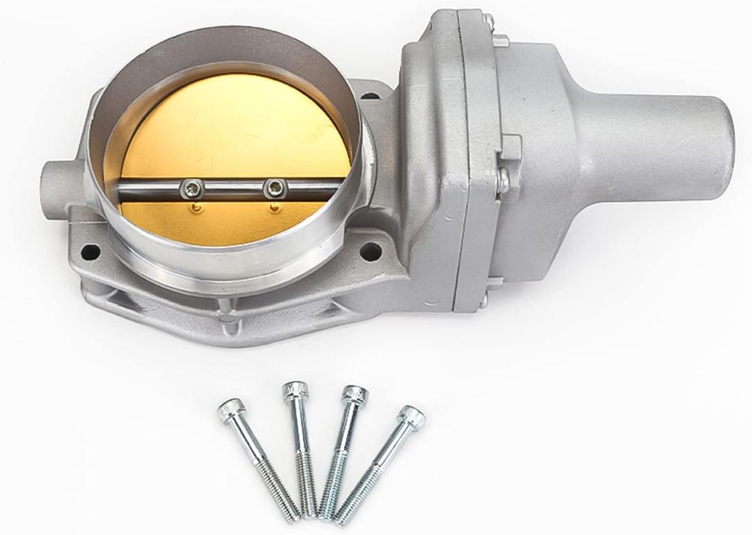 12605109 90mm Throttle Body Gold Compatible With LS3 LS7 L99 Corvette Camaro SS Z06 G8