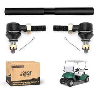 10L0L 70074G01, 70074G02 Golf Cart Steering Tie Rod End Shaft Assembly Kit fit EZGO TXT Medalist Marathon 1994.5-2001, Replace OEM# 70074-G01,70074-G02