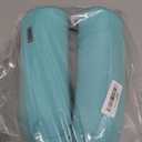 Dot&Dot Twist Memory Foam Travel Pillow for Airplanes - Travel Neck Pillow for Sleeping - Airplane Pillow for Neck Support - Adjustable, Bendable Neck Roll Pillow, Green