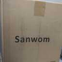 Sanwom Universal Front Leather Car Seat Covers Pink 2 Pcs Luxury Seat Covers, Anti-Slip Waterproof Auto Driver Cushions Fit SUV Pickup Van Sedan, Chevy Silverado GMC Sierra Dodge Ram Tacoma Ford