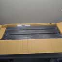 CKE 120 Pack 32" Round Aluminum Deck Balusters, 3/4" Diameter Hollow Round Black Aluminum Balusters for Deck Railing, Metal Deck Baluster Staircase Spindles with Screw/Connector for Railing Fencing R32