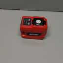 220W Azocek Power Inverter Compatible with Milwaukee 18V Battery, DC 18V to AC 110V Portable Power Station with 1 AC Outlet, 2 USB Ports & 1 Type-C Fast Charging, 400LM LED Work Light (Red)