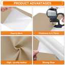 Leather Repair Tape Patch, 35.4" x 79" Self Adhesive Leather Patches for Furniture,Vinyl Repair Kit for Car Seat, Couch, Chairs, Boat Seat, Sofa Dark Brown