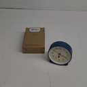 4.5" Vintage Retro Analog Alarm Clock, Super Silent Non Ticking Small Clock with Manual Light, Snooze, Battery Operated, for Living Room, Bedroom, Bedside, Desk(Blue)