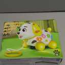 Baby Toys 6-12 Month, 1st First Birthday Gift for 1 Year Old Boys Girls, Musical Crawling & Walking Puppy Toy 6 7 8 9 10 12-18 Month Old Bilingual Learning Developmental Toy (Yellow/White/Brown)