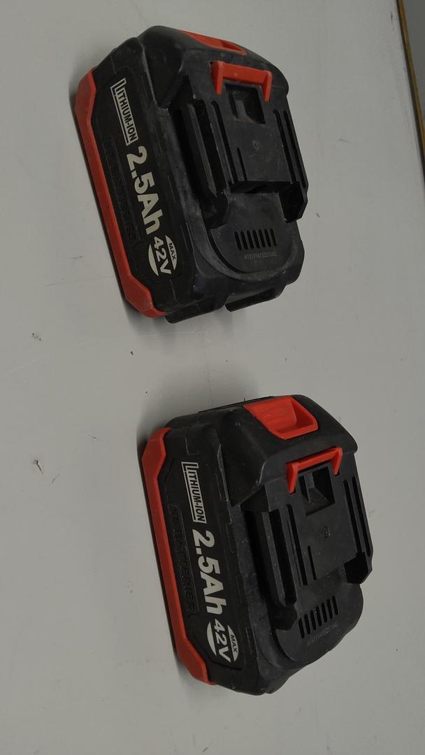 lithium-ion 2.5 AH 42 Volt Max 2 Pack Batteries