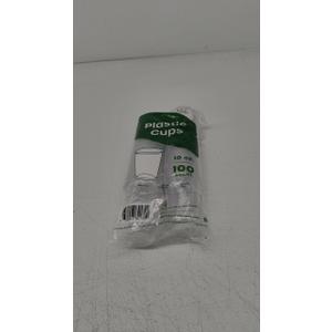 GUSTO [10 oz. - 100 Pack Crystal PET Clear Plastic Cups for Party - Ideal for Cold Beverages, Smoothies, and Parties