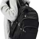 Black College Backpack For Women Men,Lightweight High School Bag,School Backpack With Lots Of Pockets,Cute Bookbag For Teens Boys Girls,Casual Daypack Backpack For School