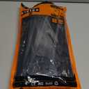 12 Inch Zip Ties Heavy Duty 100 Pack Black Large Cable Ties, 500 LBS Tensile Strength, Self-Locking UV Resistant for Indoor and Outdoor