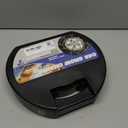 Snow-Chains Auto Fixing 1 Min Quick Fit Easy Installation Tire-Chains, Portable Reusable Universal Emergency Tire Traction Chain for Passenger Car, Pickup Trucks and SUV - Set of 2 (HKN-80)