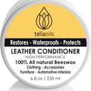 Leather Conditioner - Natural Clear Leather Repair Care Balm - Waterproofing Leather Salve Restorer, Softener & Protector - for Upholstery, Furniture, Shoes, Sofa & More (250 ml)