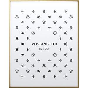 16x20 Frame | Exclusive Gold Picture Frame | 16 x 20 Inch | Thin Modern Look