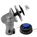 530096295 Trimmer Gear Head Gearbox Head and T35 Trimmer Head (M10x1.25LHF) Replacement for Husqvarna 128 LX 128LD 128LDX 125L 125LD 128DJX 125R 125RJ Trimmers for Jonsered BC2126 Trimmer Gear Head