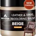 Leather Recoloring Balm - Beige Leather Repair Kit for Furniture, Dye, Recolor, Renew, Repair & Restore Aged, Faded, Cracked, Peeling and Scuffed (8.5OZ)