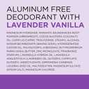 Dr Teal's Aluminum Free Deodorant, Lavender Vanilla with Essential Oils, 2.65 oz (Pack of 3)