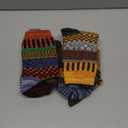 Kelabia Vintage Thick Knit Wool Socks for Women - Nordic Winter Cottagecore Socks - Warm & Soft (One Size, 5 Pair)