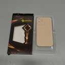 Designed for iPhone 12 Mini Case with Screen Protector - Upgraded Camera Protection - Wireless Charging Compatible - Silicone Protective Phone Case 5.4" for Men Women Girls - Light Pink